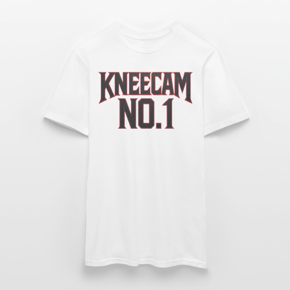 KNEECAM No. 1 - Männer T-Shirt - Weiß
