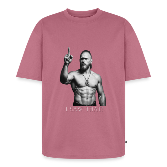 Technoviking - I saw that - Unisex Oversized Bio T-Shirt - Mauve