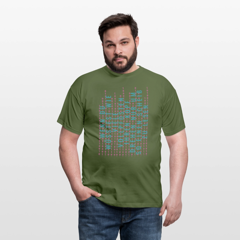 Und Tschüß Metaversum - Männer T-Shirt - Militärgrün