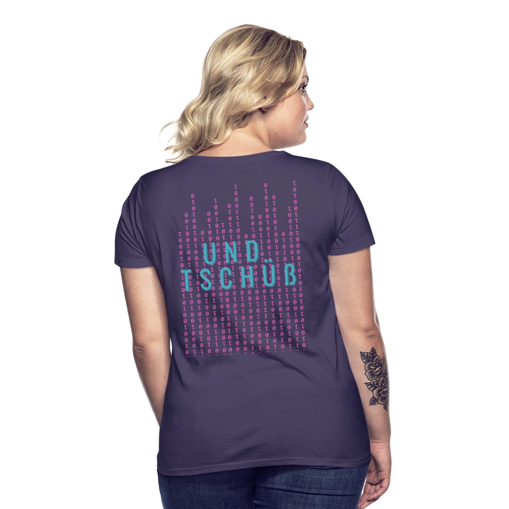 Und Tschüß Metaversum - Frauen T-Shirt - Dunkellila