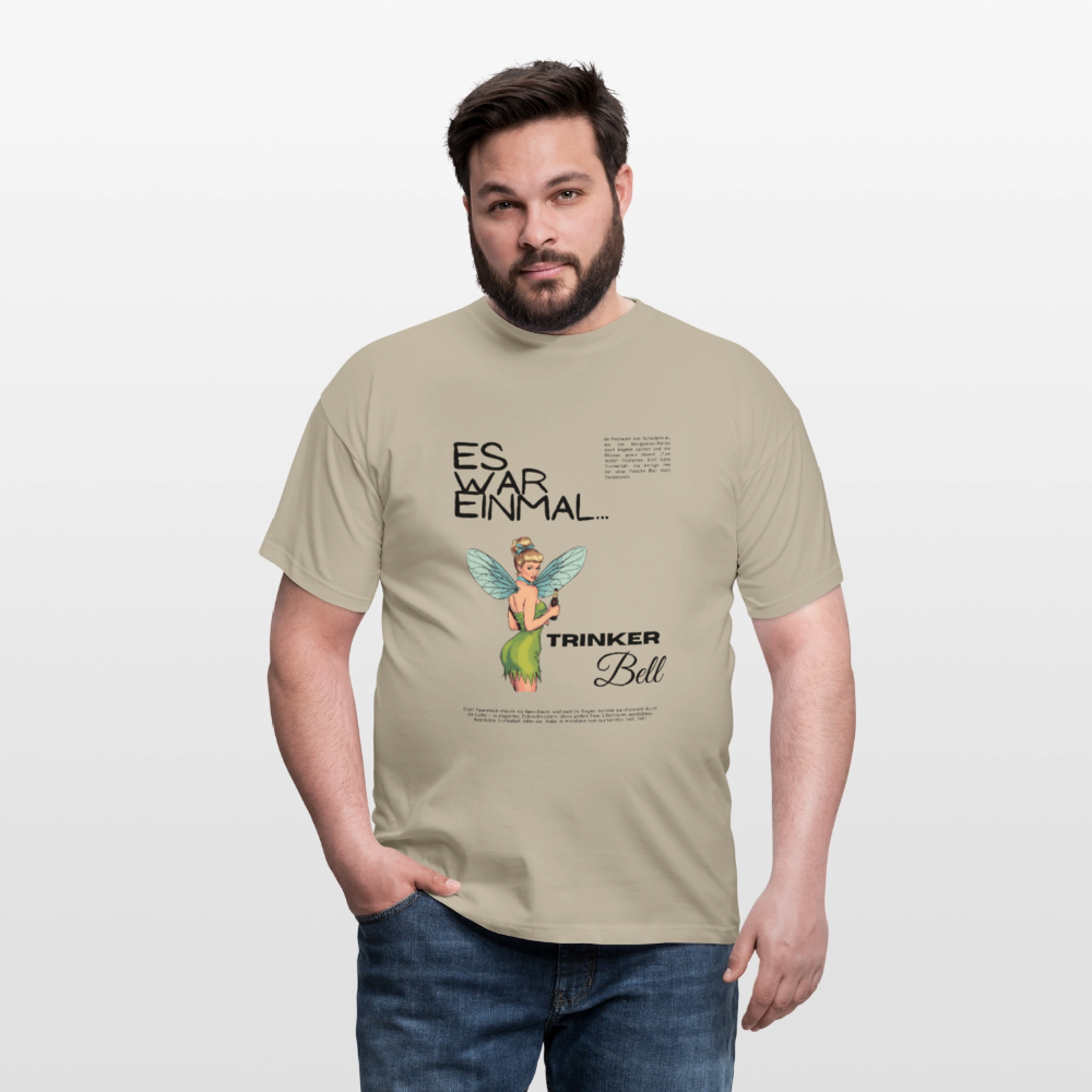 Trinkerbell - Männer T-Shirt - Sandbeige