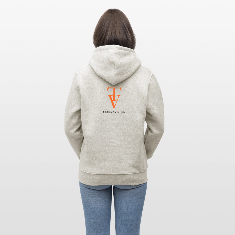 Technoviking - Stanley/Stella Unisex Bio-Hoodie CRUISER - Beige meliert