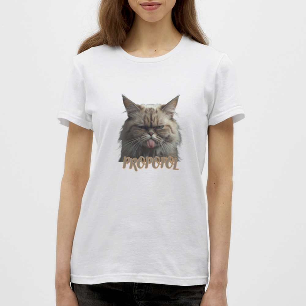 Propofol Cat - Frauen T-Shirt - Weiß