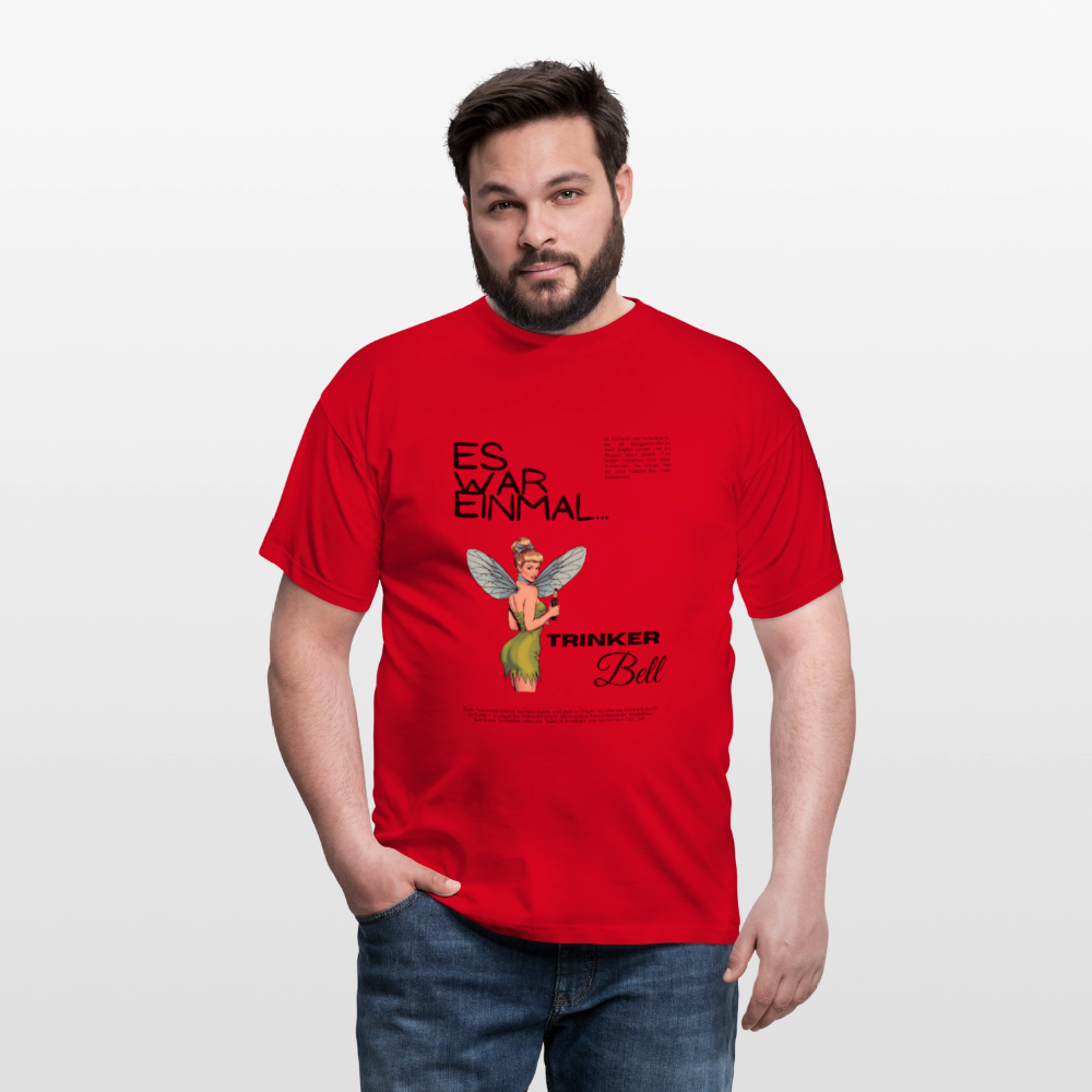 Trinkerbell - Männer T-Shirt - Rot
