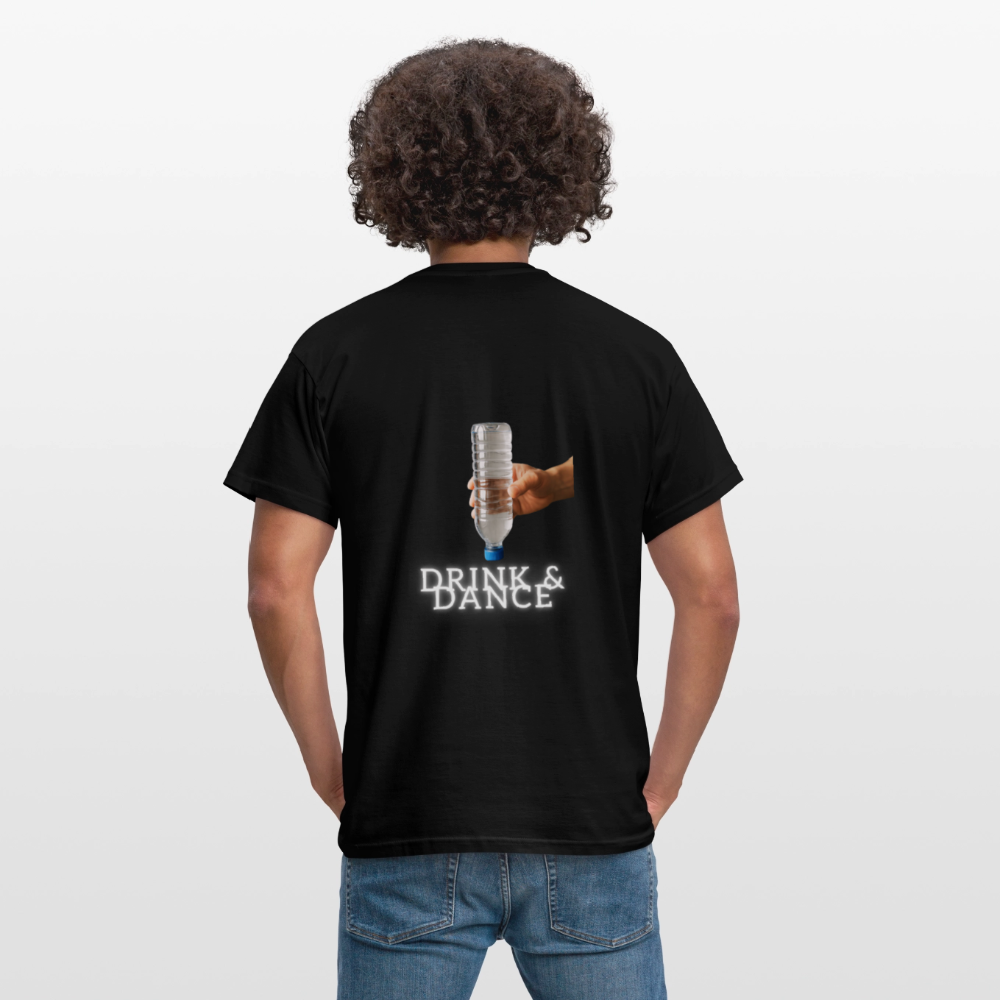 Technoviking drink & dance - Männer T-Shirt - Schwarz