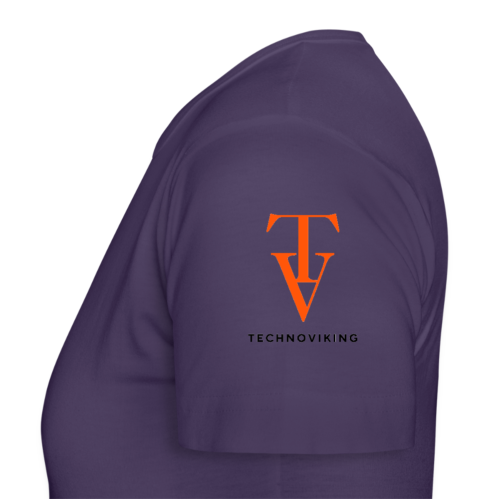 Technoviking rescue moment - Frauen T-Shirt - Dunkellila