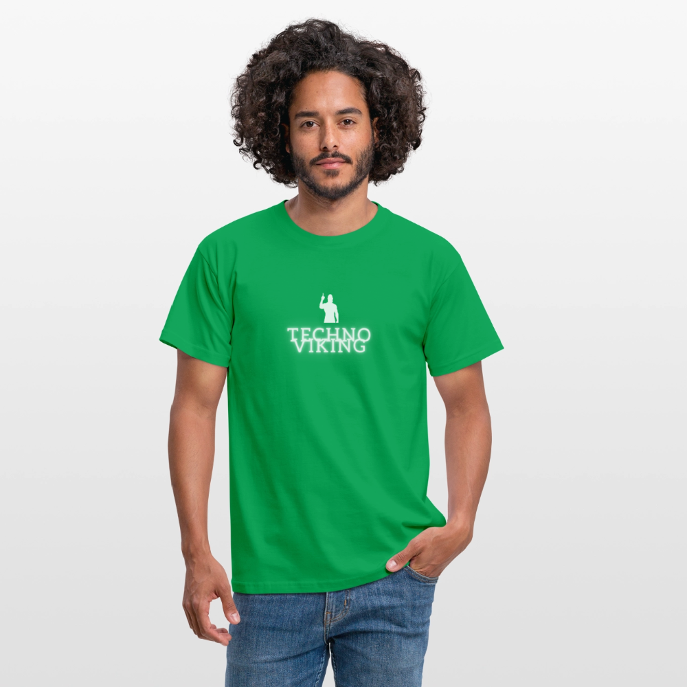 Technoviking drink & dance - Männer T-Shirt - Kelly Green