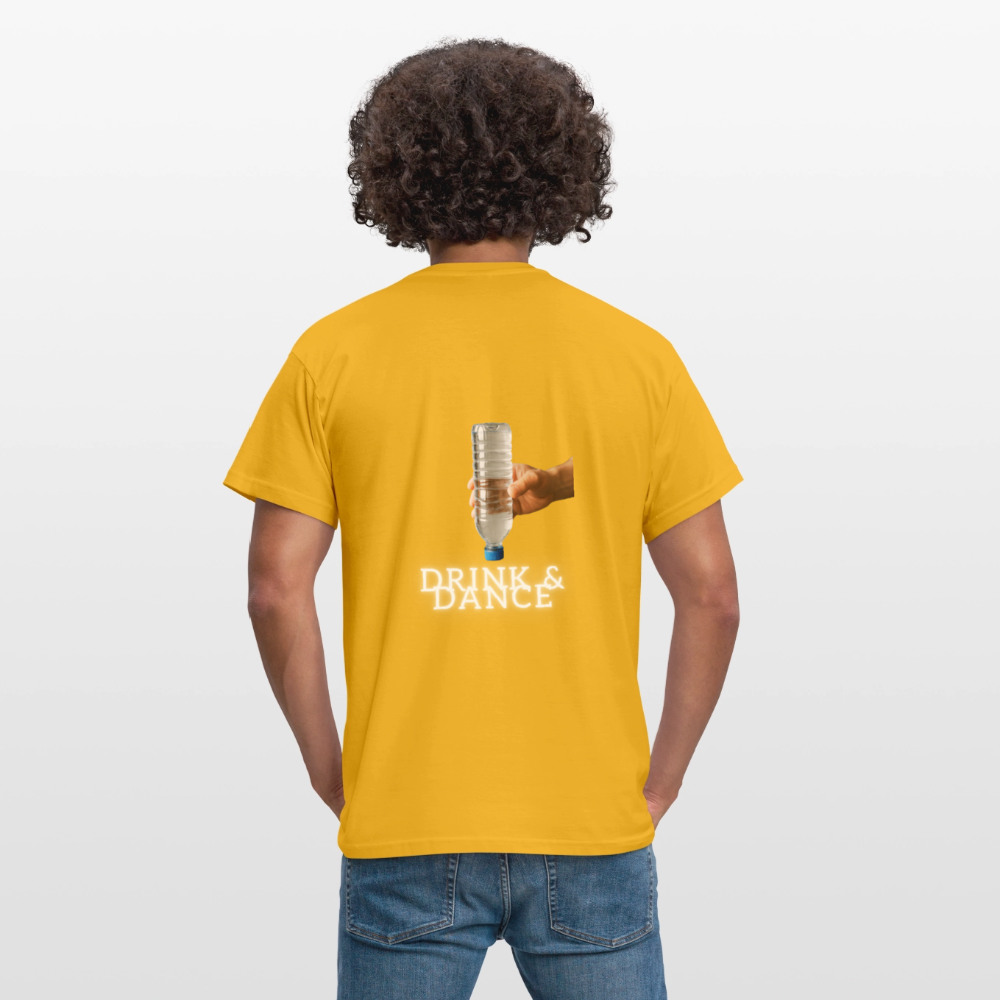 Technoviking drink & dance - Männer T-Shirt - Gelb