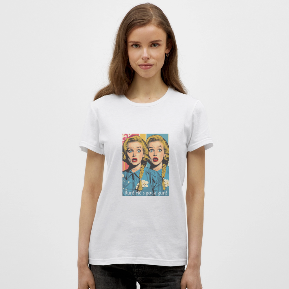 Gemeinsamer Schrei  - Frauen T-Shirt - Weiß