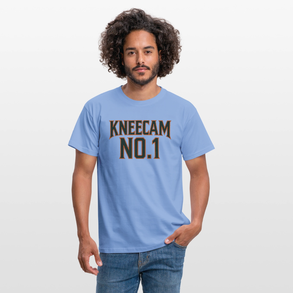 Technoviking-Kneecam No1. - Männer T-Shirt - carolina blue