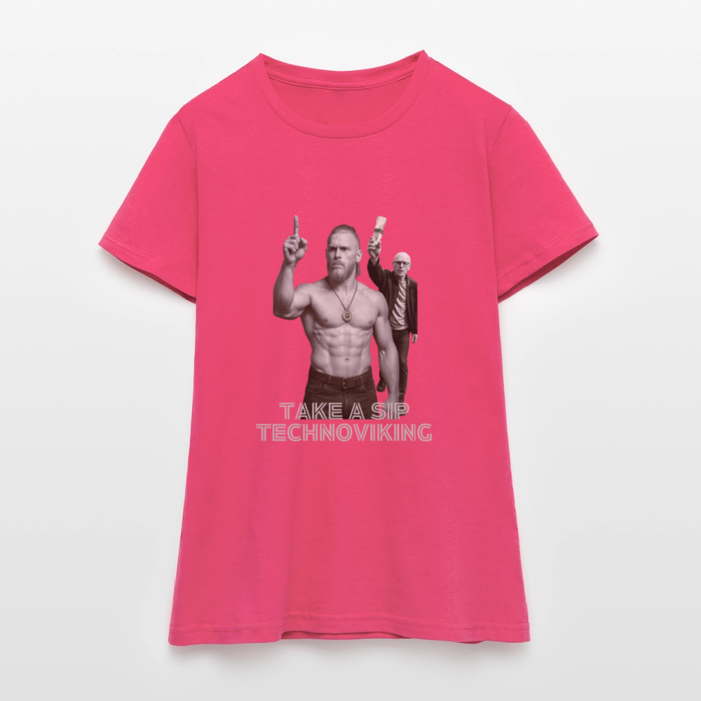 Take a sip Technoviking - Frauen T-Shirt - Azalea