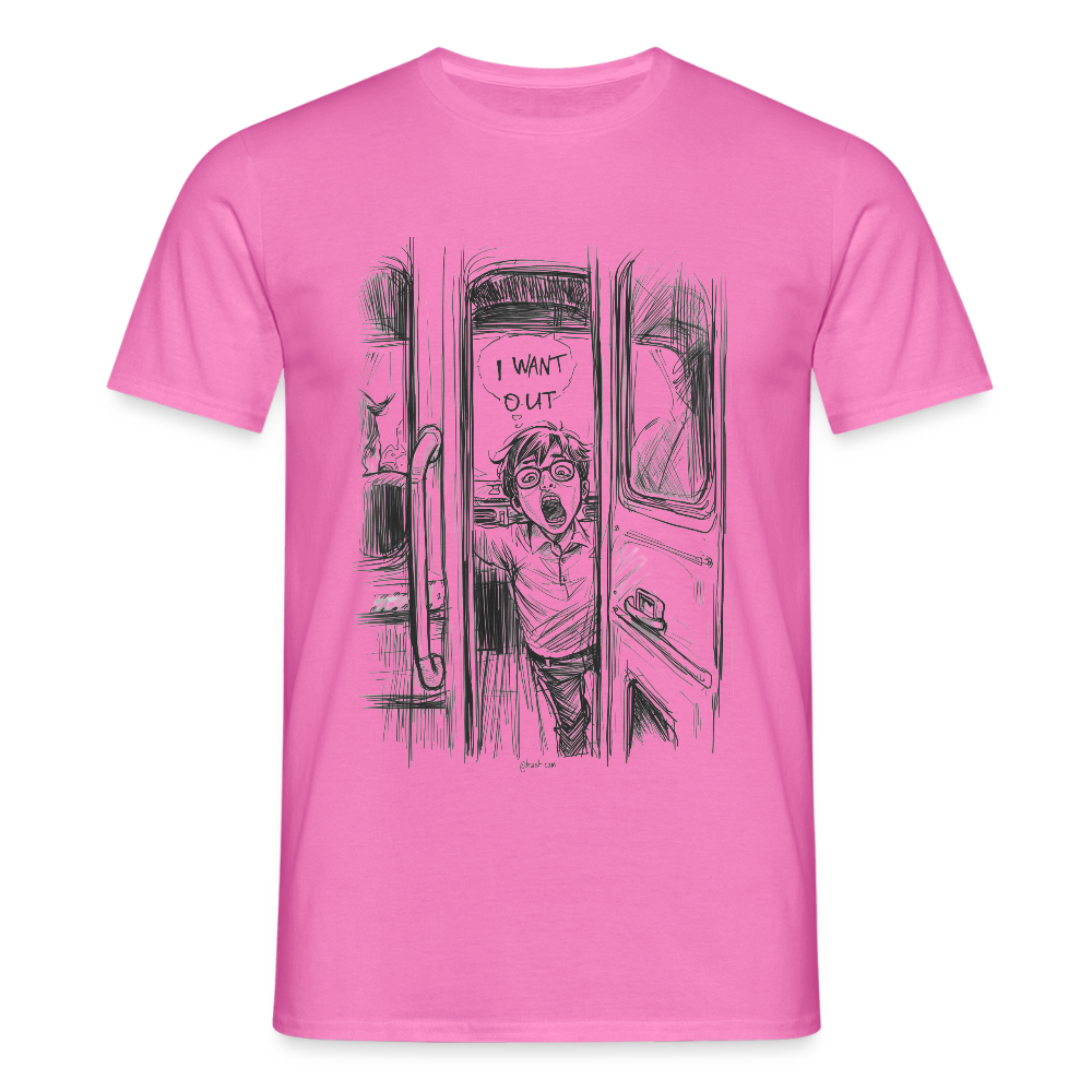 I want out - Männer T-Shirt - Pink