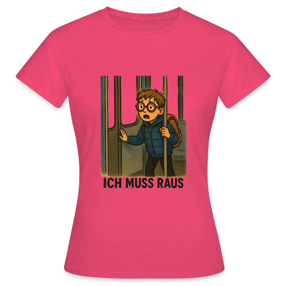 Junge im Bus ich muss raus - Frauen T-Shirt - Azalea