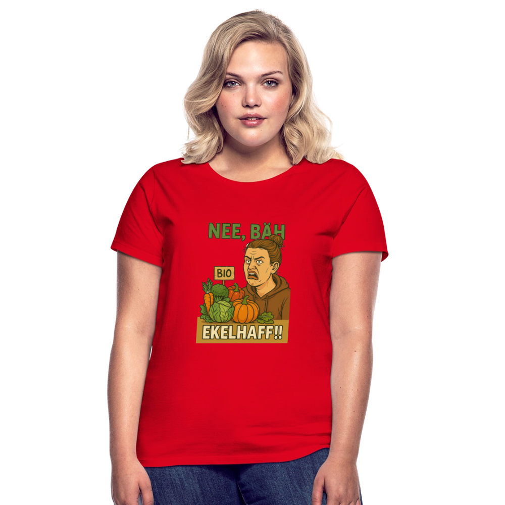 Frauentausch ekelhaff - Frauen T-Shirt - Rot