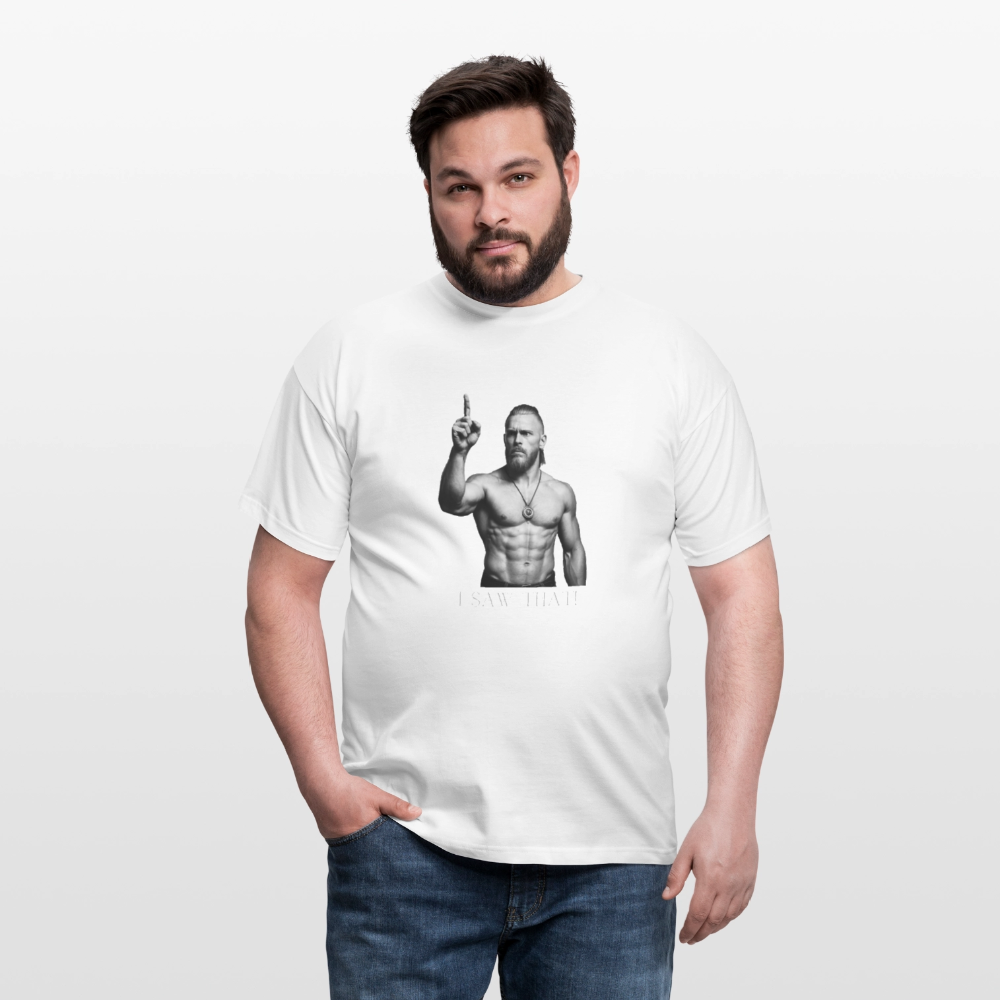Technoviking - I saw that - Männer T-Shirt - Weiß
