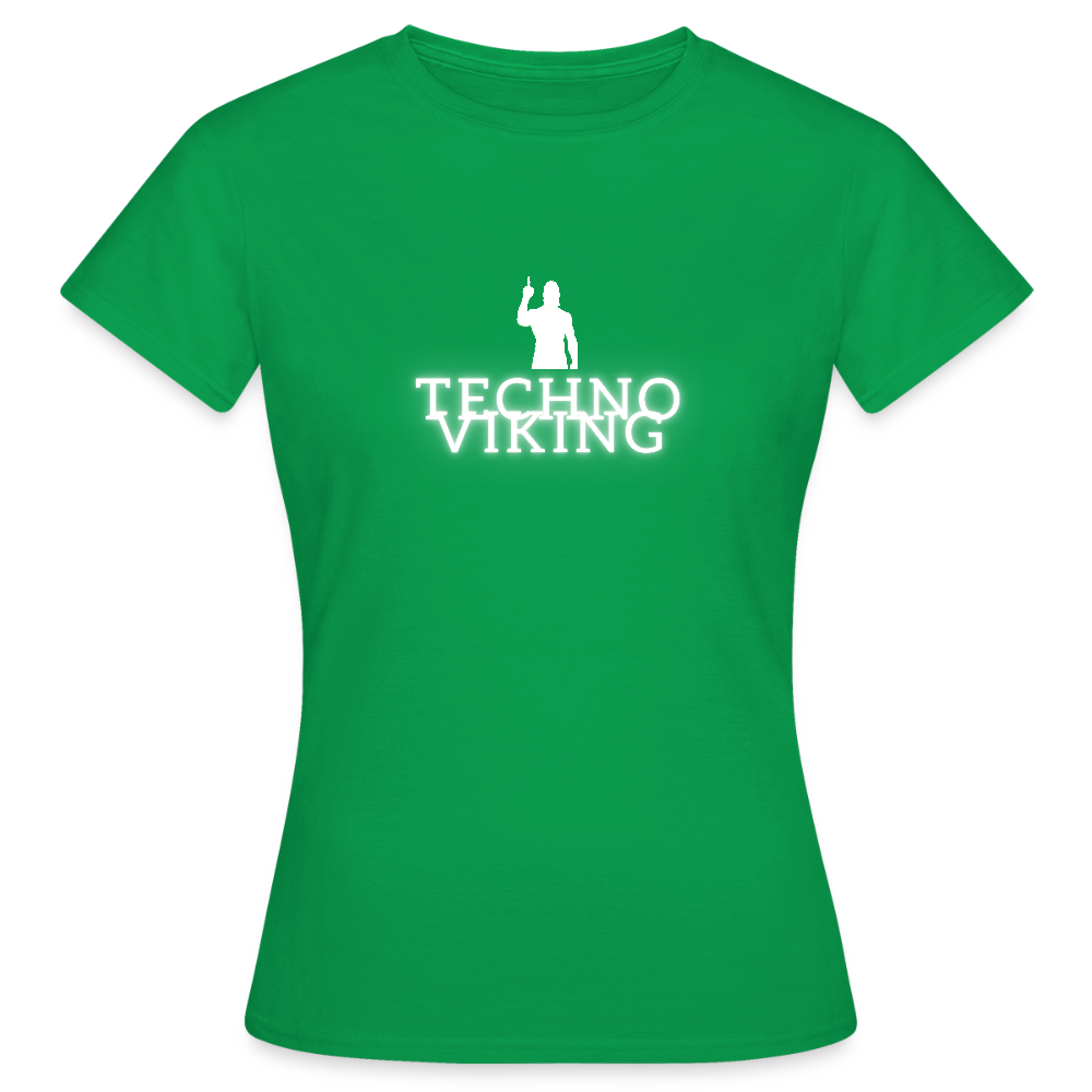 Technoviking drink & dance - Frauen T-Shirt - Kelly Green