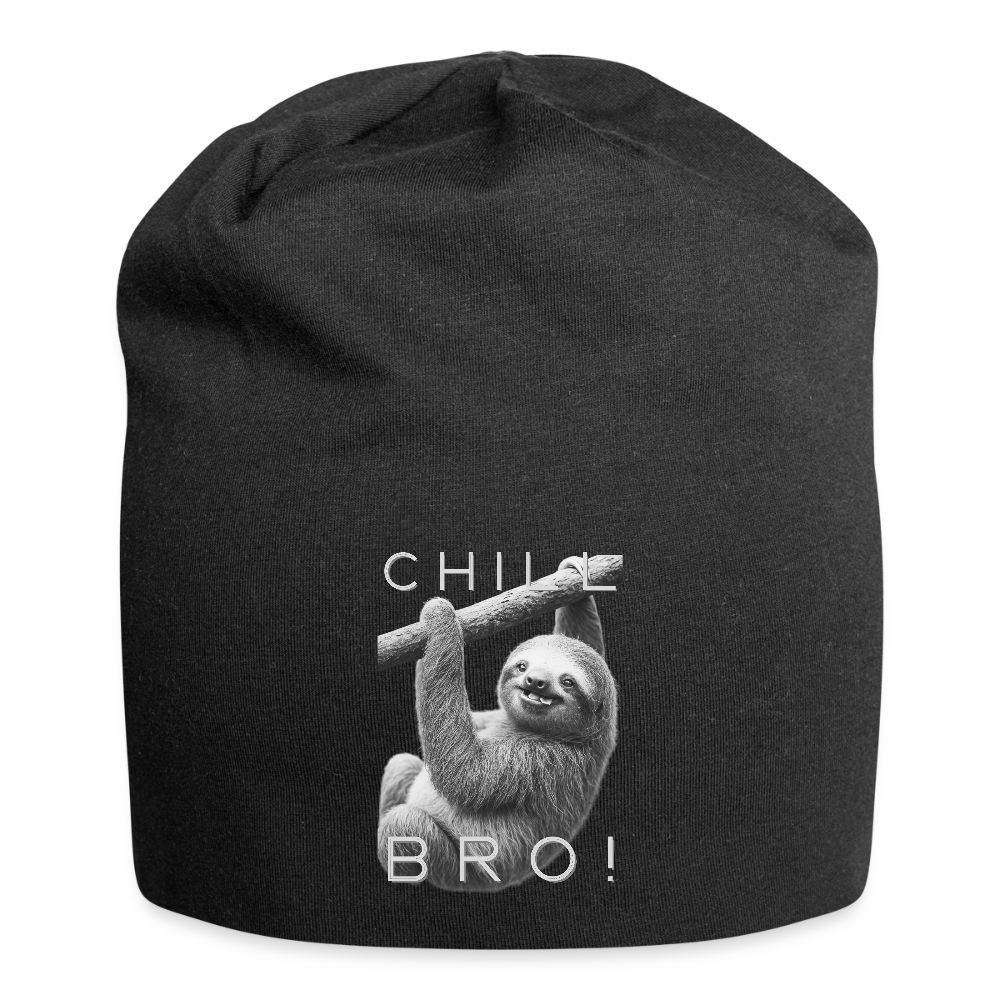 Chill Bro! - Jersey-Beanie - Schwarz