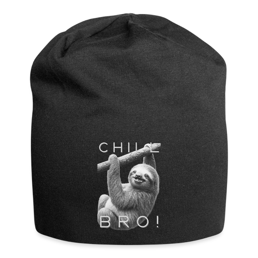Chill Bro! - Jersey-Beanie - Schwarz