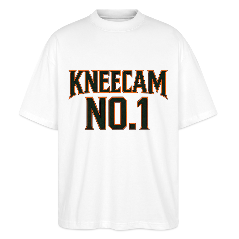 Technoviking-Kneecam No1. - Stanley/Stella Oversized Unisex Bio T-Shirt Blaster - Weiß