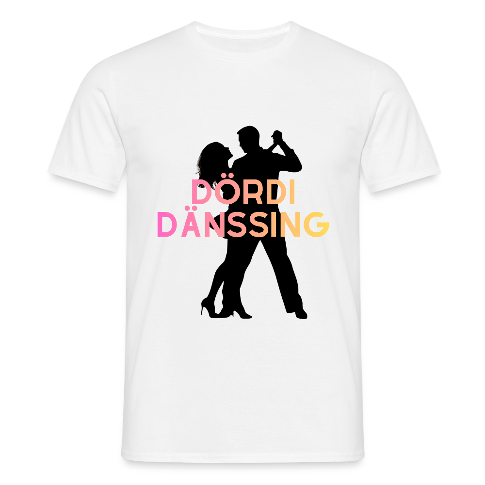 Dördi Dänssing - Männer T-Shirt - Weiß