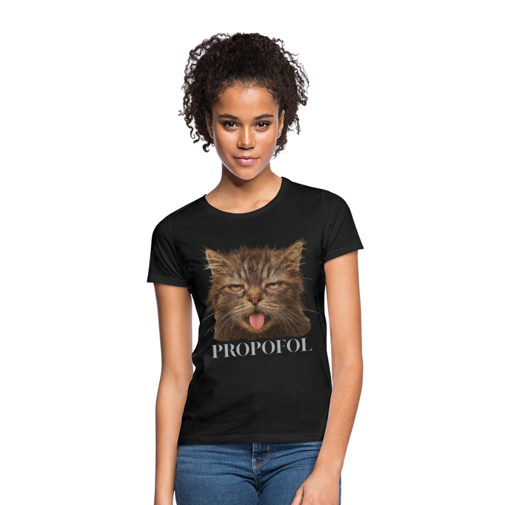 Grumpy Cat - Frauen T-Shirt - Schwarz