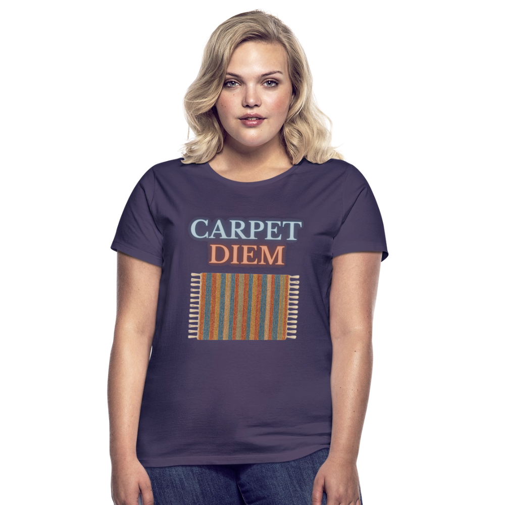 Carpet Diem - Frauen T-Shirt - Dunkellila