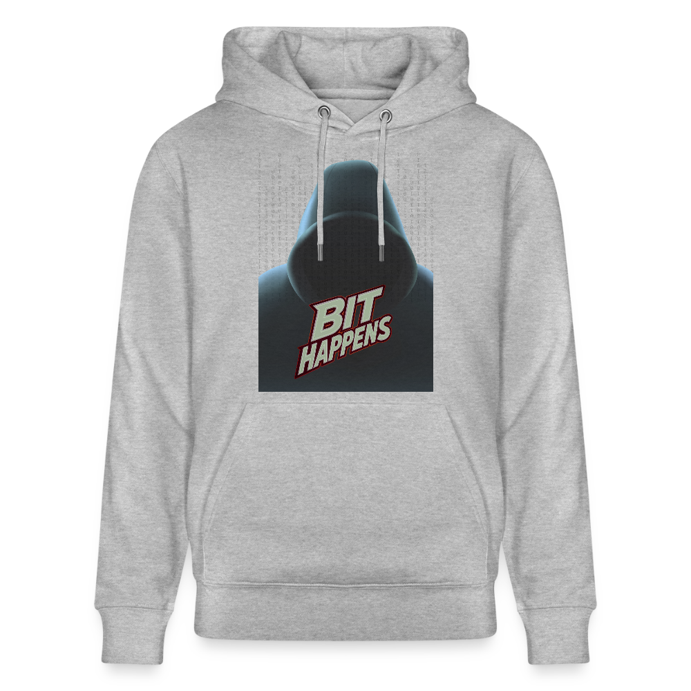 Bit happens - Stanley/Stella Unisex Bio-Hoodie CRUISER - Grau meliert