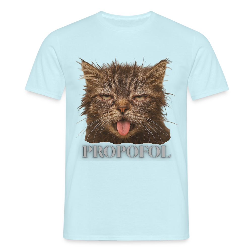 Grumpy Cat - Männer T-Shirt - Sky