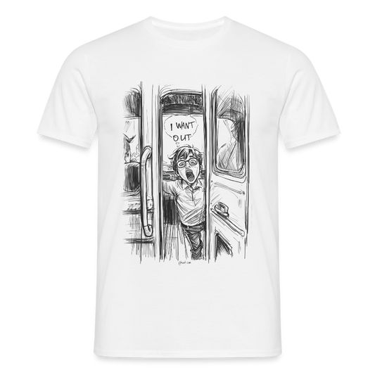 I want out - Männer T-Shirt - Weiß