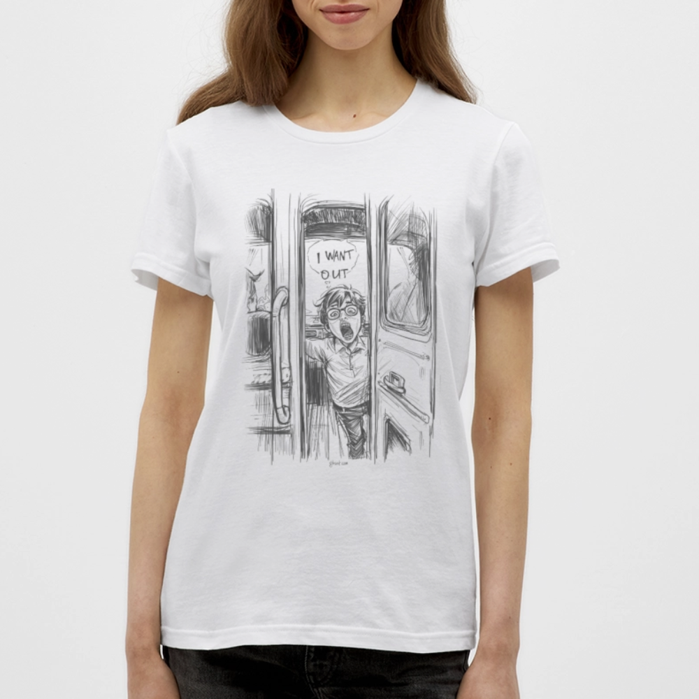 I want out - Frauen T-Shirt - Weiß