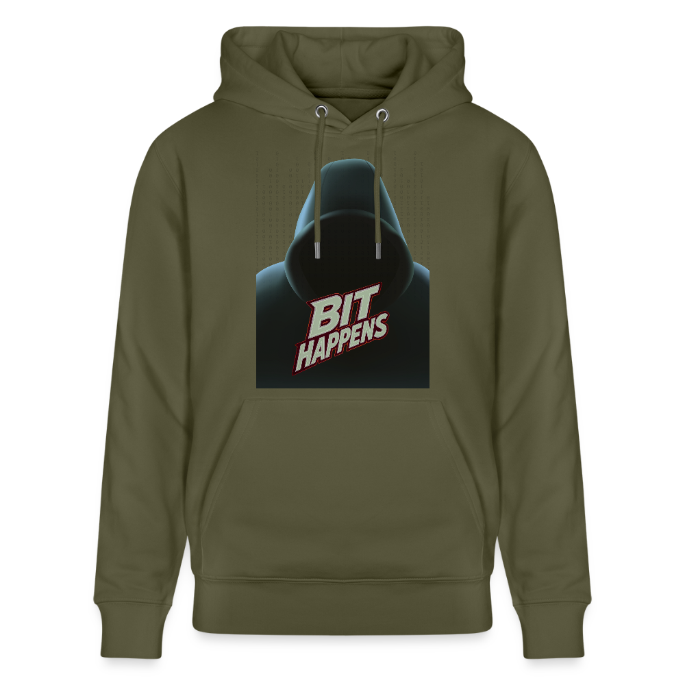 Bit happens - Stanley/Stella Unisex Bio-Hoodie CRUISER - Khaki Grün