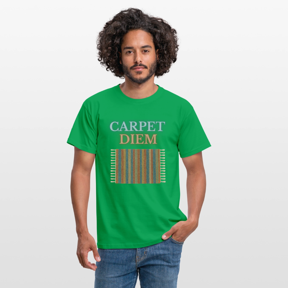 Carpet Diem - Männer T-Shirt - Kelly Green