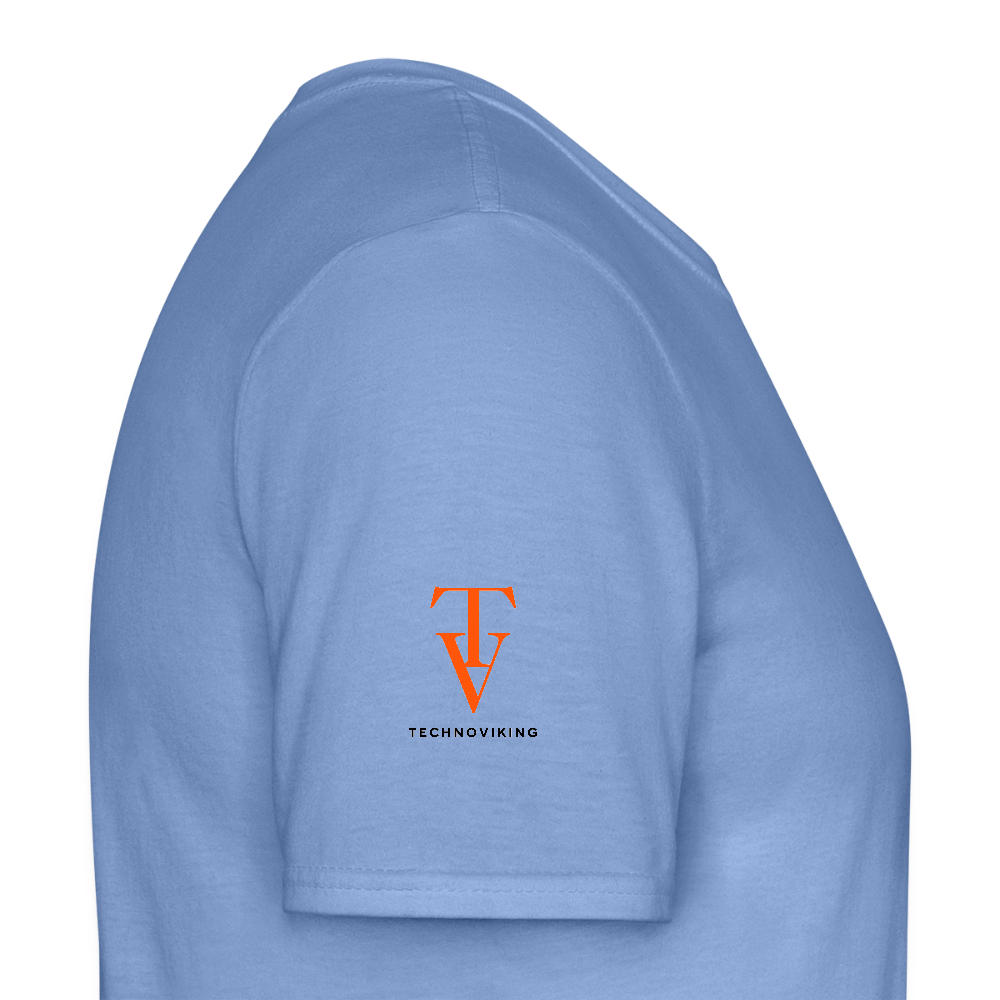 Technoviking-Kneecam No1. - Männer T-Shirt - carolina blue