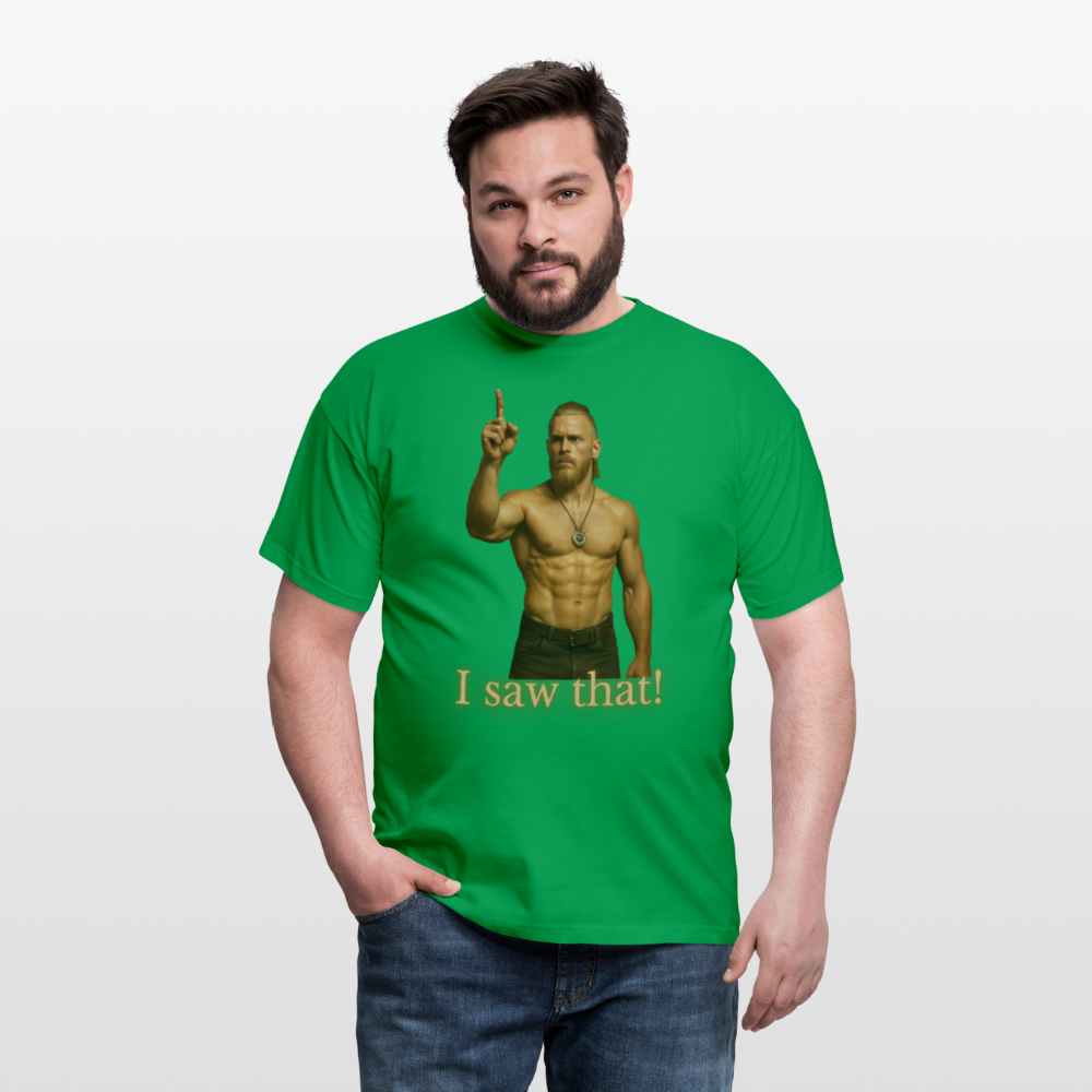 Technoviking - I saw that - Männer T-Shirt - Kelly Green