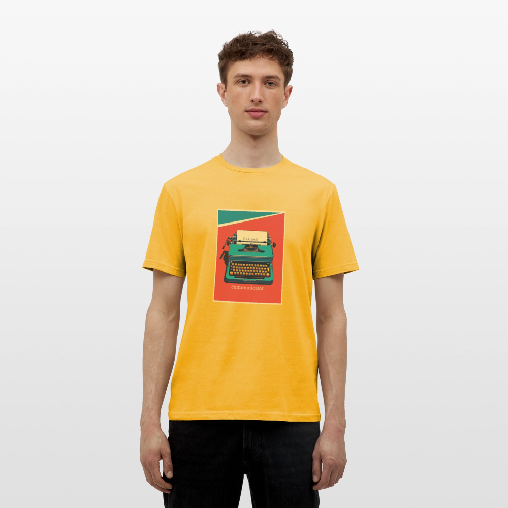communicator Fick dich - Männer - T-Shirt - Gelb