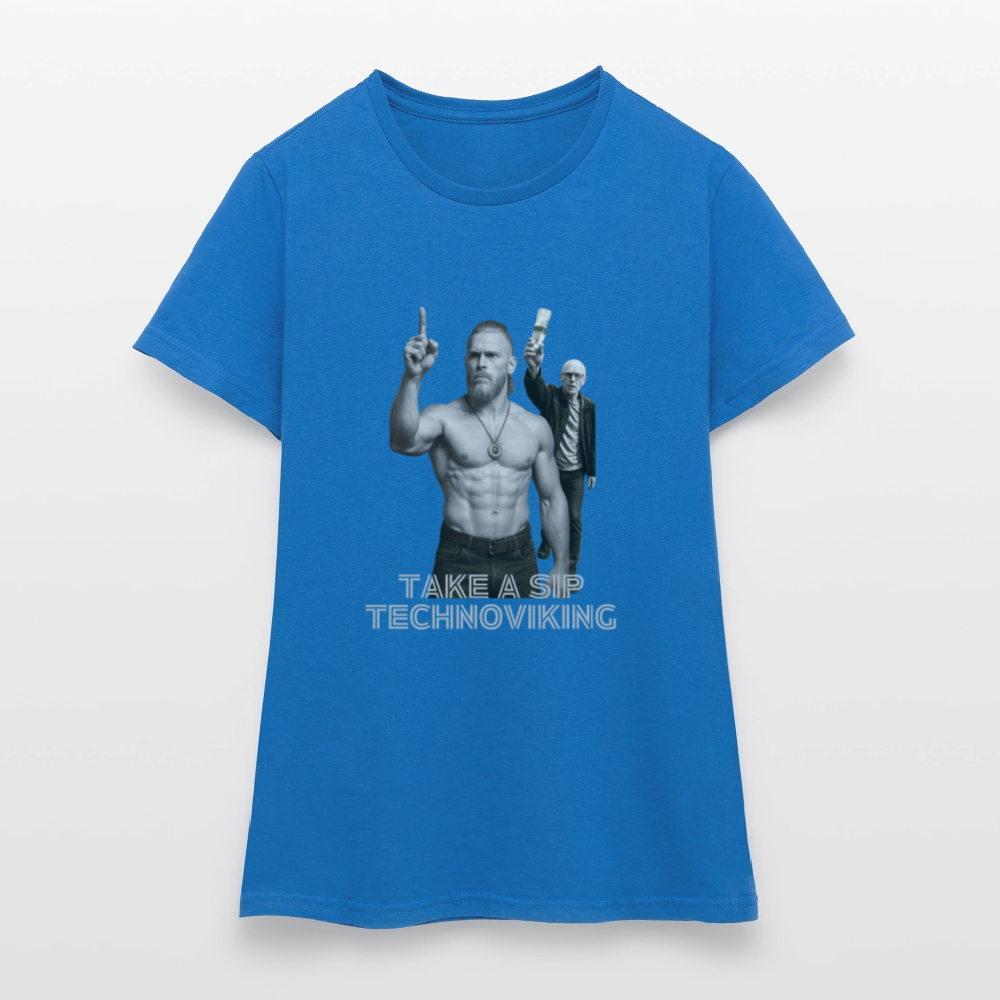 Take a sip Technoviking - Frauen T-Shirt - Royalblau