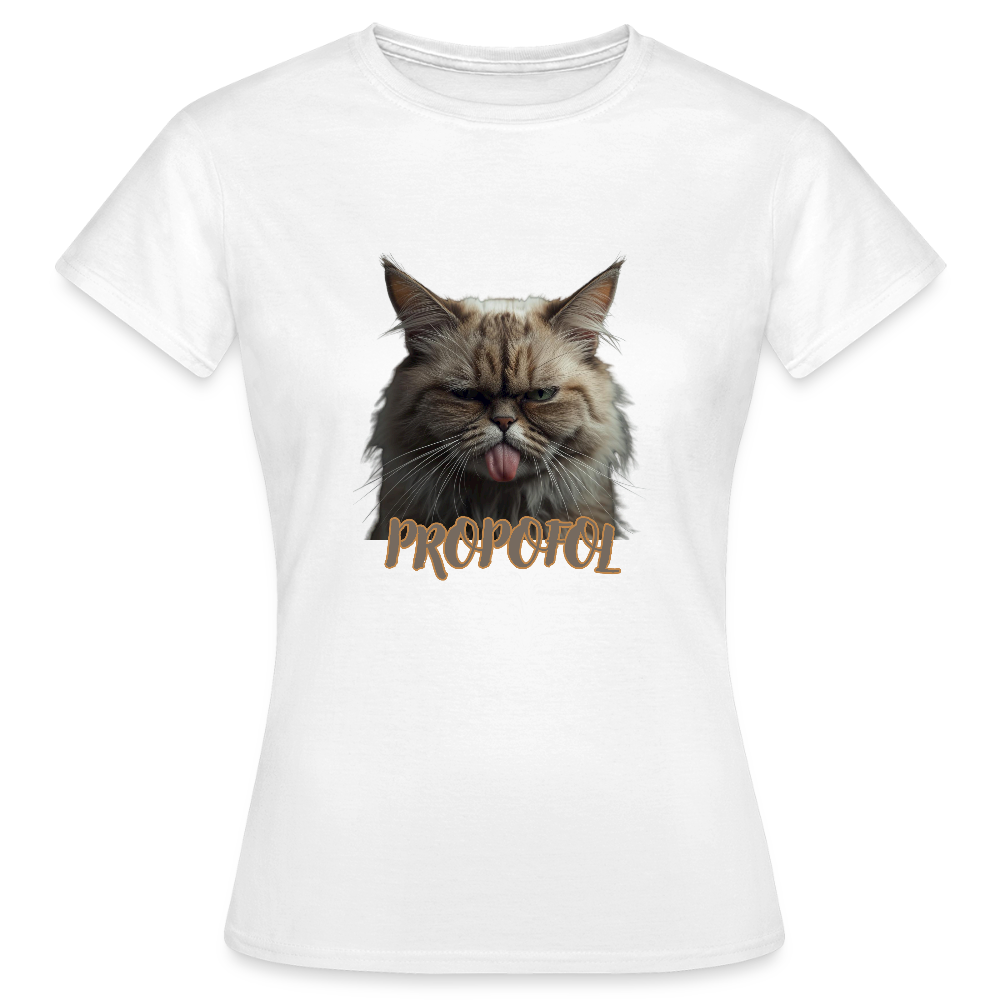 Propofol Cat - Frauen T-Shirt - Weiß