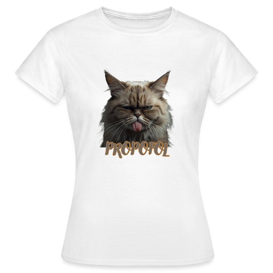 Propofol Cat - Frauen T-Shirt - Weiß