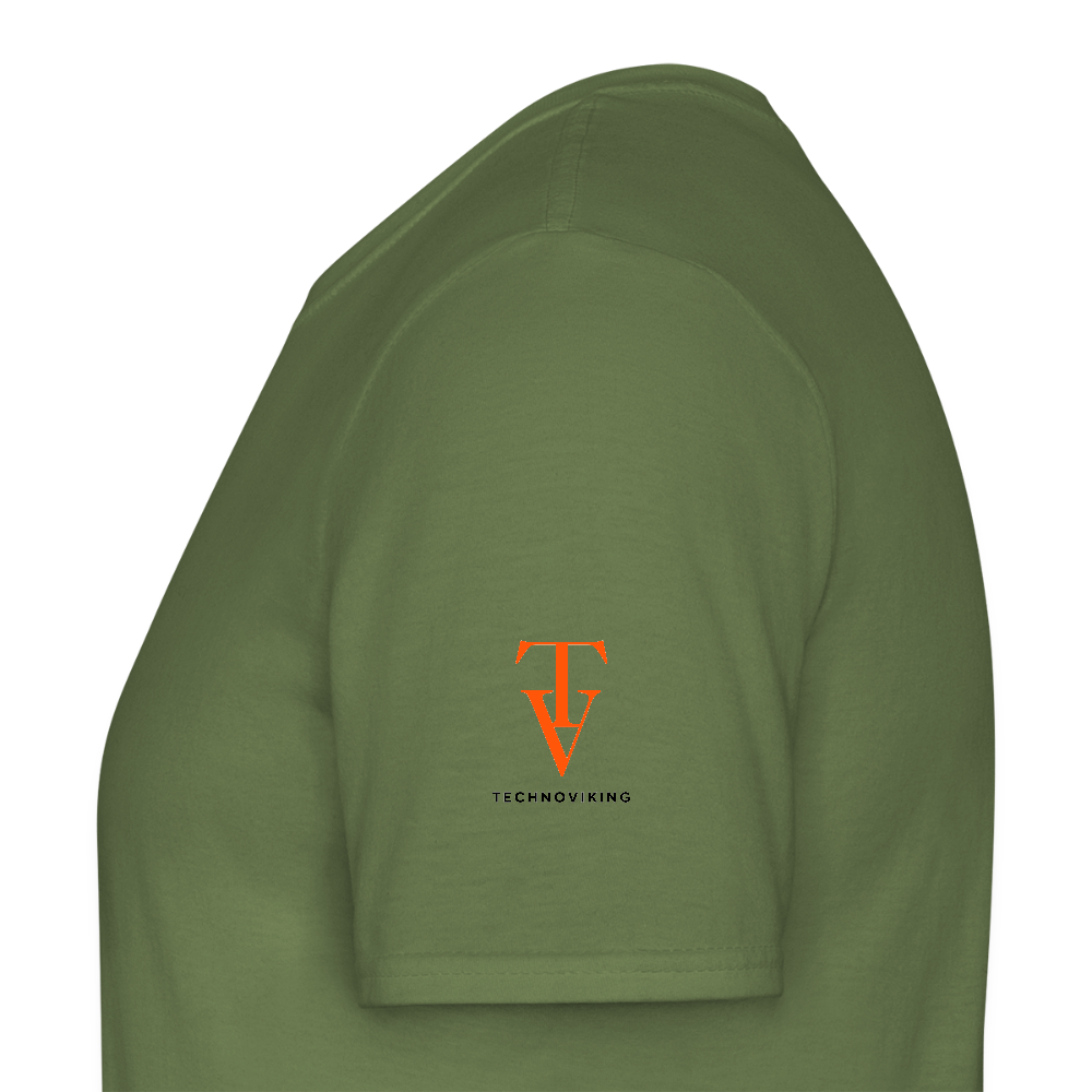 Technoviking rescue moment - Männer T-Shirt - Militärgrün