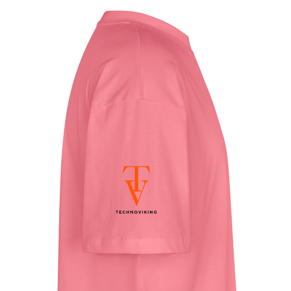 Technoviking-Kneecam No1. - Stanley/Stella Oversized Unisex Bio T-Shirt Blaster - Pink 