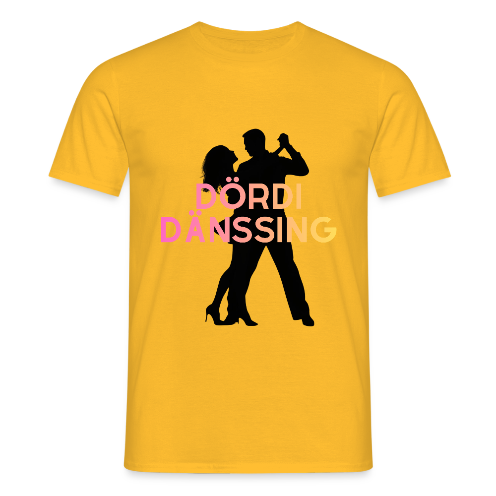 Dördi Dänssing - Männer T-Shirt - Gelb