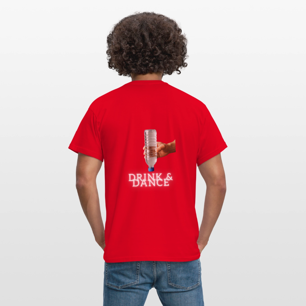 Technoviking drink & dance - Männer T-Shirt - Rot