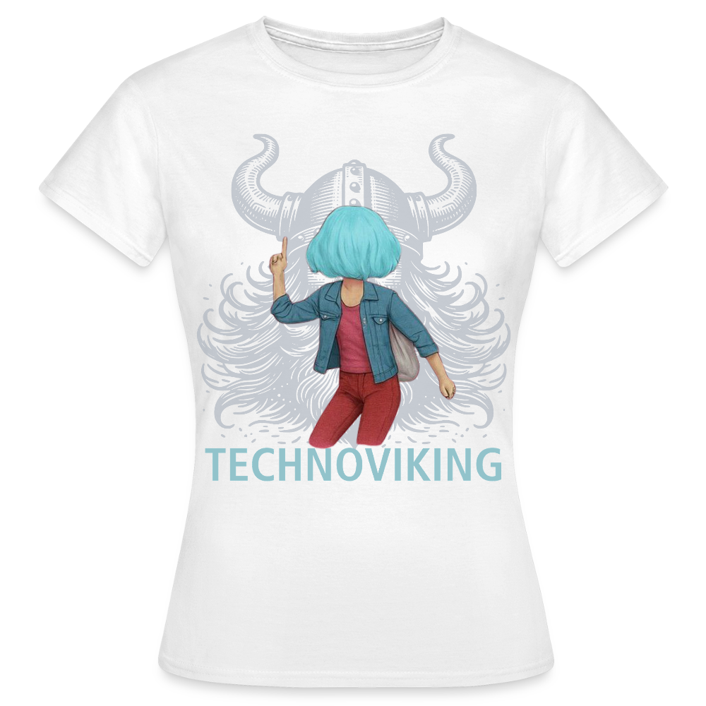 Technoviking rescue moment - Frauen T-Shirt - Weiß