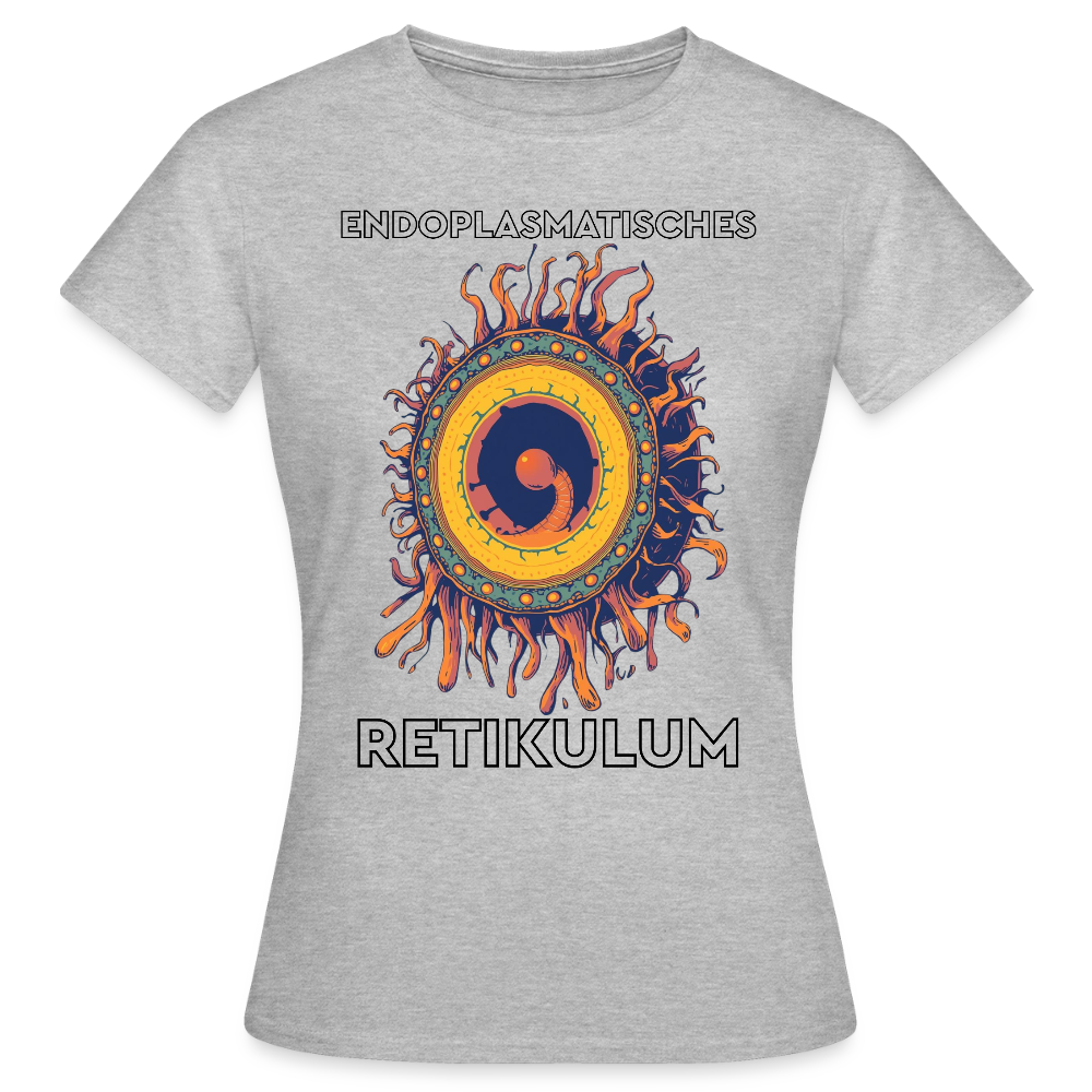 Endoplasmatisches Retikulum - Frauen T-Shirt - Grau meliert