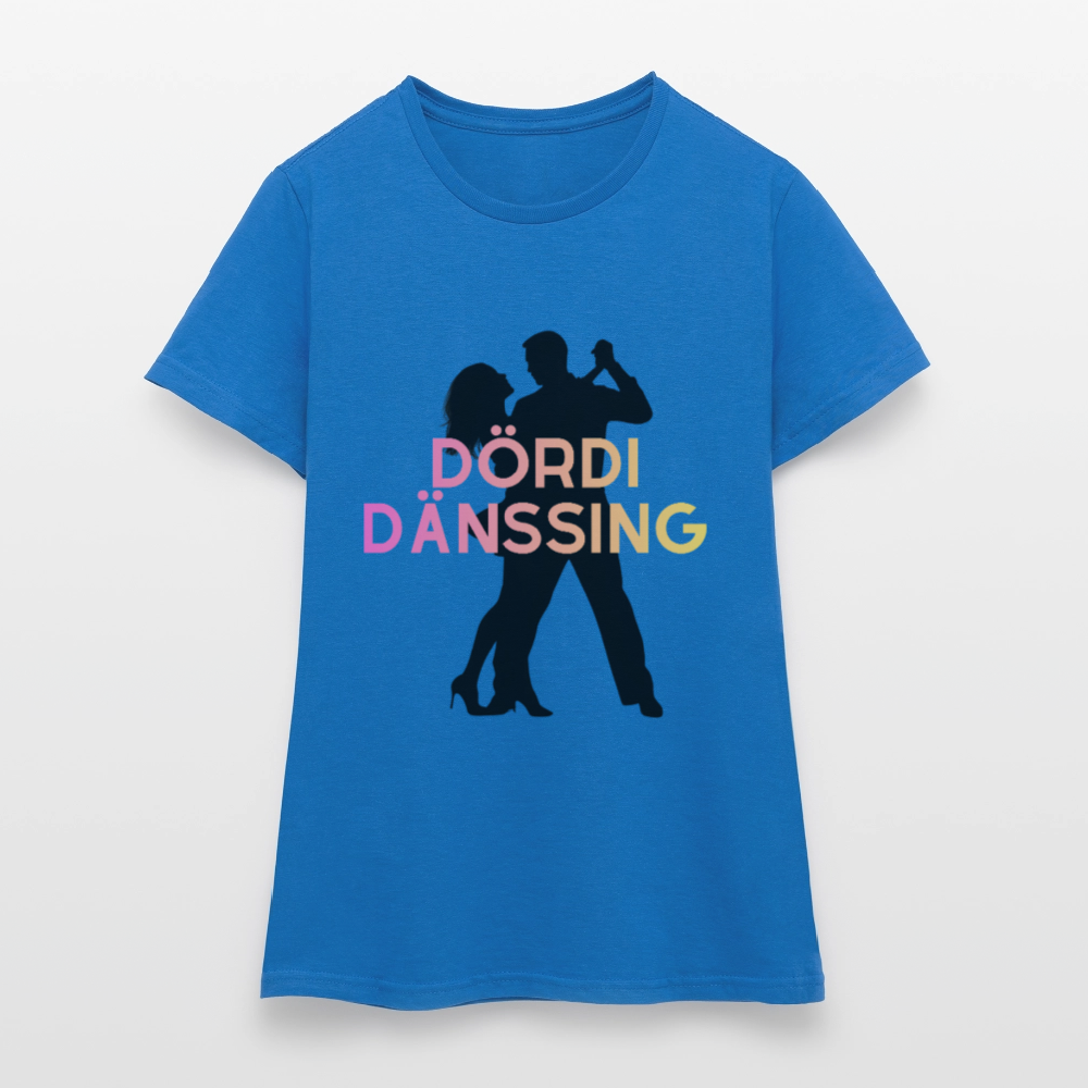 Dördi Dänssing - Frauen T-Shirt - Royalblau