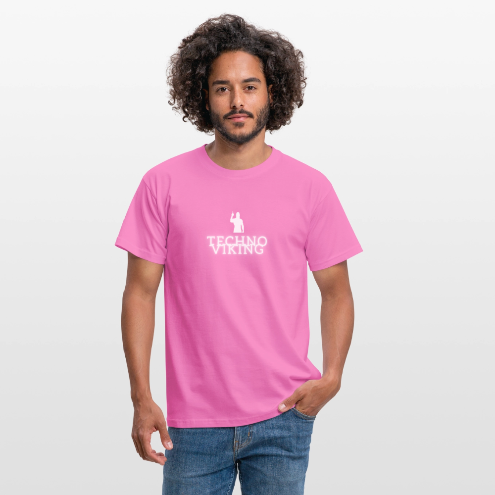 Technoviking drink & dance - Männer T-Shirt - Pink