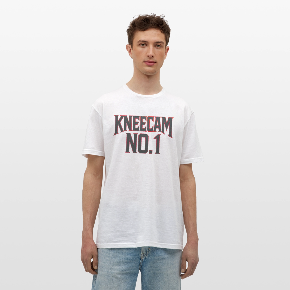 KNEECAM No. 1 - Männer T-Shirt - Weiß