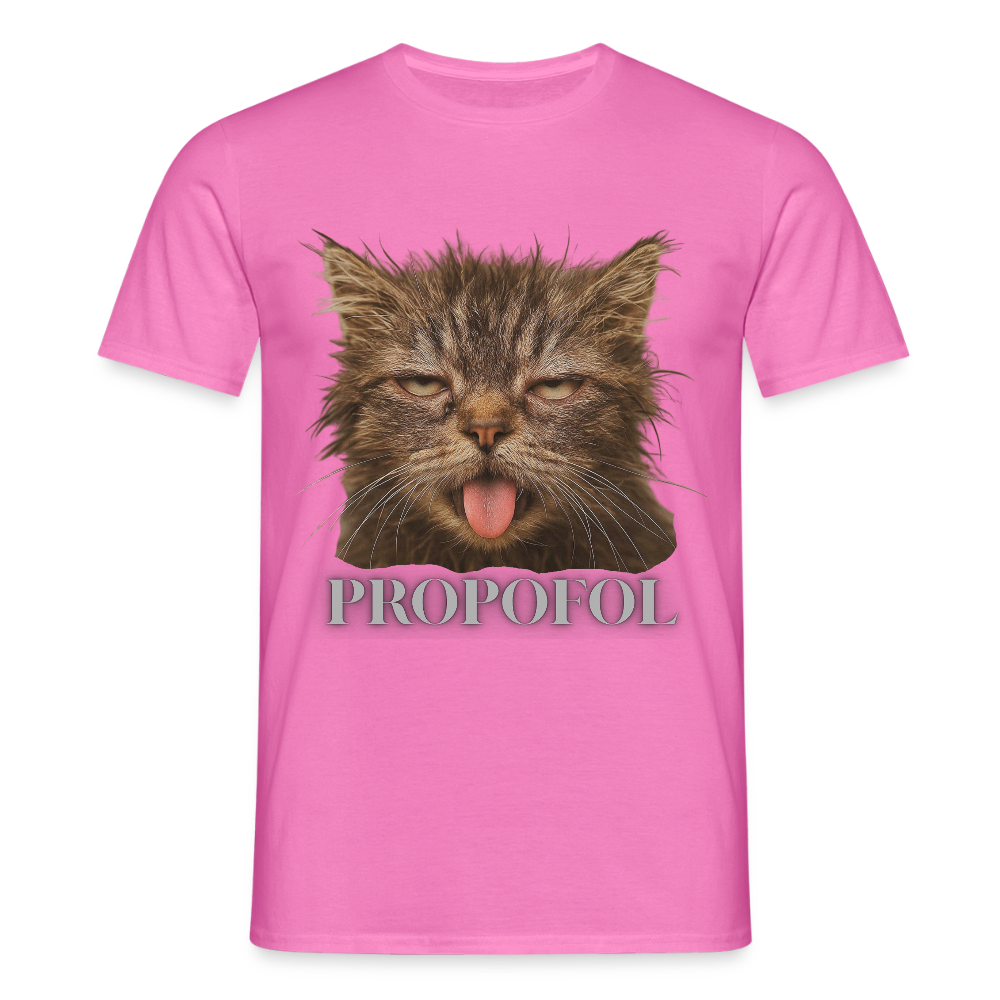Grumpy Cat - Männer T-Shirt - Pink