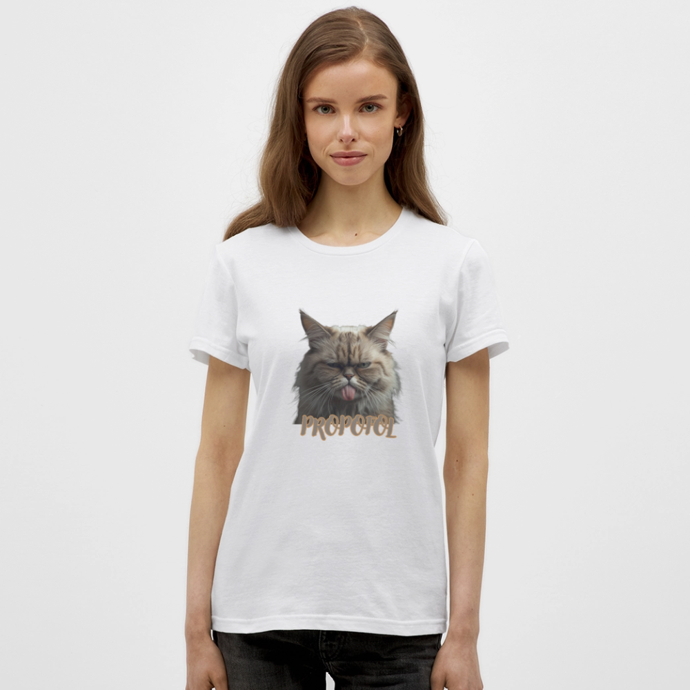 Propofol Cat - Frauen T-Shirt - Weiß