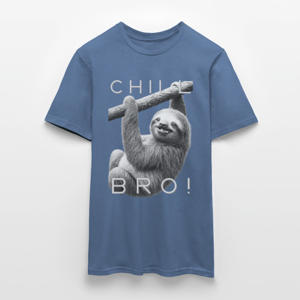 Chill Bro! - Männer T-Shirt - Taubenblau 